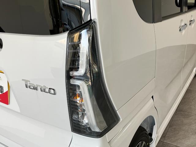 タントカスタムXリミテッド レーダークルーズ 届出済未使用車衝突被害軽減ブレーキ コーナーセンサー バックカメラ(ナビ装着時用) 両側電動スライドドア 前席シートヒーター 電動パーキングブレーキ LED オートライト オートエアコン レーダークルーズ(滋賀県)の中古車