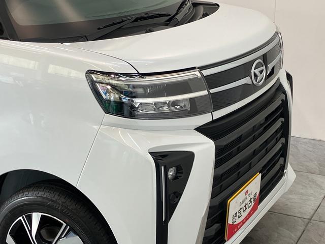タントカスタムXリミテッド レーダークルーズ 届出済未使用車衝突被害軽減ブレーキ コーナーセンサー バックカメラ(ナビ装着時用) 両側電動スライドドア 前席シートヒーター 電動パーキングブレーキ LED オートライト オートエアコン レーダークルーズ(滋賀県)の中古車