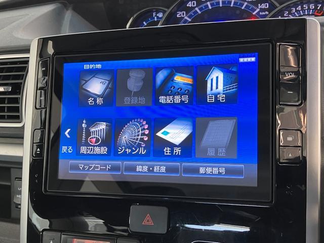 タントカスタムＸトップエディションＳＡ２　８型ナビ　バックカメラ衝突被害軽減ブレーキ　８インチフルセグナビ　Ｂｌｕｅｔｏｏｔｈ　ＤＶＤ再生　ＵＳＢ　バックカメラ　ドラレコ　左側電動スライドドア　ＬＥＤ　オートライト　オートエアコン　スマートキー　エコアイドル（滋賀県）の中古車