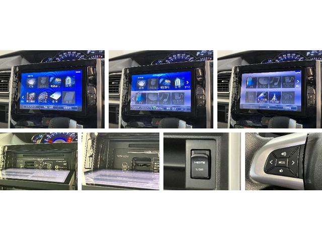 タントカスタムＲＳトップエディションＳＡ３　ターボ　８型ナビ衝突被害軽減ブレーキ　８型フルセグナビ　Ｂｌｕｅｔｏｏｔｈ　ＤＶＤ再生　ＵＳＢ　バックカメラ　両側電動スライドドア　シートヒーター　ＬＥＤ　オートライト　オートエアコン　スマートキー　エコアイドル（滋賀県）の中古車