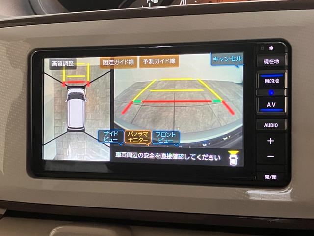 ムーヴキャンバスＧメイクアップＶＳ　ＳＡ３　フルセグナビ　パノラマカメラ衝突被害軽減ブレーキ　フルセグナビ　ＤＶＤ　Ｂｌｕｅｔｏｏｔｈ　ＵＳＢ　パノラマカメラ　前後ドラレコ　ＥＴＣ　両側パワスラ　シートヒーター　ＬＥＤ　スマートキー　エコアイドル　タイヤ４本新品交換済（滋賀県）の中古車