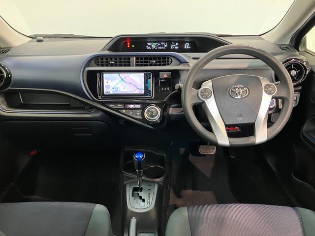 アクアS フルセグナビ バックカメラ ドラレコ ETC 車検整備付トヨタセーフティセンス フルセグナビ DVD再生 Bluetooth USB バックカメラ ドラレコ ETC オートライト オートエアコン 電動格納式ミラー スマートキー ハイブリッド車(滋賀県)の中古車