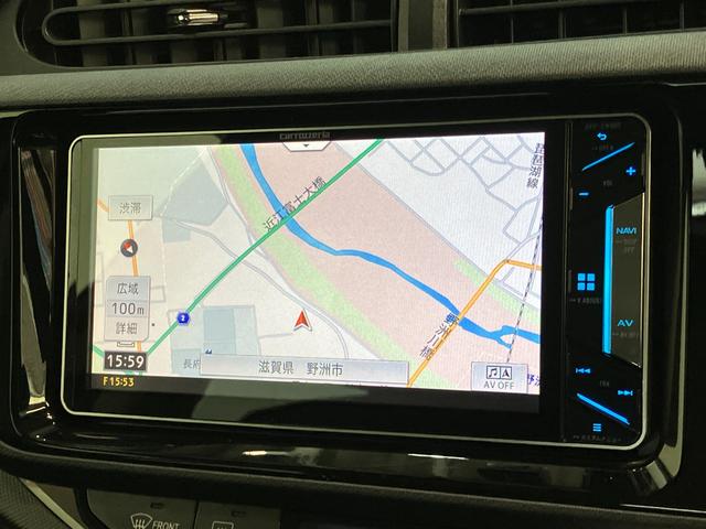 アクアS フルセグナビ バックカメラ ドラレコ ETC 車検整備付トヨタセーフティセンス フルセグナビ DVD再生 Bluetooth USB バックカメラ ドラレコ ETC オートライト オートエアコン 電動格納式ミラー スマートキー ハイブリッド車(滋賀県)の中古車