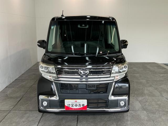 タントカスタムRSトップエディションSA2 ターボ ナビ Bカメラ衝突被害軽減ブレーキ フルセグナビ Bluetooth DVD再生 USB バックカメラ フリップダウンモニター 両側電動スライドドア LED オートライト オートエアコン スマートキー ターボ(滋賀県)の中古車