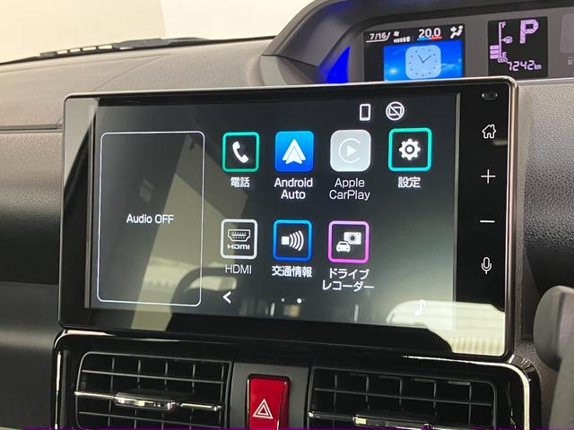 タントカスタムX 9型ディスプレイオーディオ Bカメラ ドラレコ衝突被害軽減ブレーキ コーナーセンサー ディスプレイオーディオ フルセグ Bluetooth USB バックカメラ 前後ドラレコ ETC 両側電動スライドドア 前席シートヒーター LED スマートキー(滋賀県)の中古車