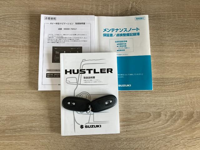 ハスラーＸ　ワンセグナビ　前後ドラレコ　ＨＩＤ　車検整備付衝突被害軽減ブレーキ　ワンセグナビ　前後ドラレコ　シートヒーター　ＨＩＤヘッドライト　オートエアコン　オートライト　電動格納式ミラー　スマートキー　エコアイドル（滋賀県）の中古車