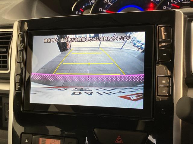タントカスタムRS SA ターボ 8型ナビ Bカメラ ドラレコ衝突被害軽減ブレーキ 8型フルセグナビ Bluetooth DVD USB Bカメラ フリップダウンモニター ドラレコ ETC 両側電動スライドドア LED オートエアコン スマートキー エコアイドル(滋賀県)の中古車
