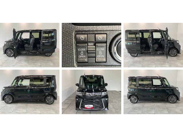 タントカスタムRS ターボ 10型ナビ パノラマカメラ クルコン衝突被害軽減ブレーキ コーナーセンサー 10型フルセグナビ Bluetooth DVD再生 USB パノラマカメラ 前後ドラレコ 両側電動スライドドア 前席シートヒーター レーダークルーズ ターボ(滋賀県)の中古車