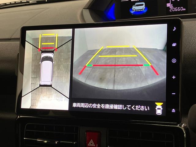 タントカスタムRS ターボ 10型ナビ パノラマカメラ クルコン衝突被害軽減ブレーキ コーナーセンサー 10型フルセグナビ Bluetooth DVD再生 USB パノラマカメラ 前後ドラレコ 両側電動スライドドア 前席シートヒーター レーダークルーズ ターボ(滋賀県)の中古車