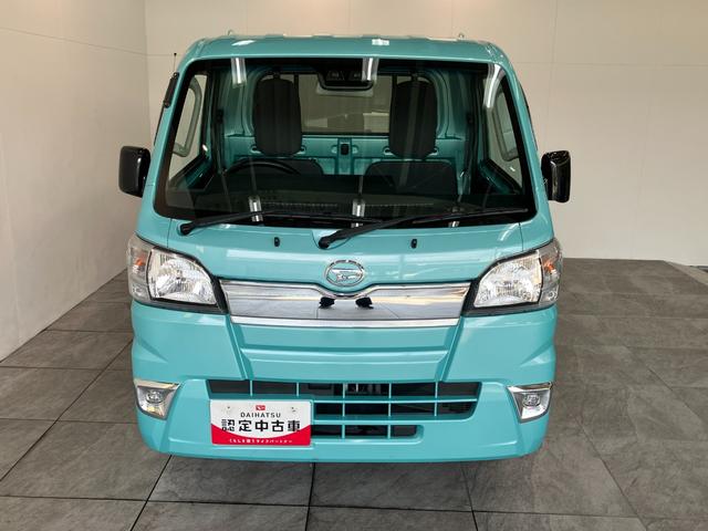 ハイゼットトラックエクストラＳＡIIIｔ　４ＷＤ　５ＭＴ　キーレス　車検整備付衝突被害軽減ブレーキ　４ＷＤ　Ｈｉ−Ｌｏ切り替え　デフロック　４枚リーフスプリング　ＣＤステレオ　キーレスエントリー　パワーウインドウ　荷台作業灯　マニュアルレベリング　５速マニュアルミッション車（滋賀県）の中古車