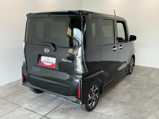 タントカスタムＸリミテッド　フルセグナビ　パノラマ　届出済未使用車衝突被害軽減ブレーキ　コーナーセンサー　フルセグナビ　Ｂｌｕｅｔｏｏｔｈ　ＤＶＤ再生　ＵＳＢ　パノラマカメラ　前後ドラレコ　ＥＴＣ　両側電動スライドドア　前席シートヒーター　ＬＥＤ　レーダークルーズ（滋賀県）の中古車