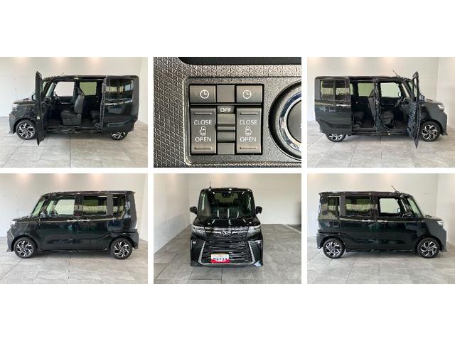 タントカスタムＸリミテッド　フルセグナビ　パノラマ　届出済未使用車衝突被害軽減ブレーキ　コーナーセンサー　フルセグナビ　Ｂｌｕｅｔｏｏｔｈ　ＤＶＤ再生　ＵＳＢ　パノラマカメラ　前後ドラレコ　ＥＴＣ　両側電動スライドドア　前席シートヒーター　ＬＥＤ　レーダークルーズ（滋賀県）の中古車