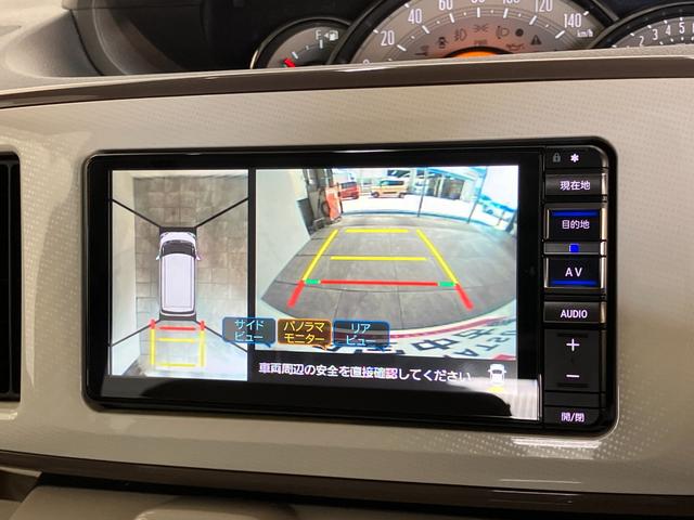ムーヴキャンバスGメイクアップVS SA3 フルセグナビ Pカメラ ドラレコ衝突被害軽減ブレーキ フルセグナビ DVD再生 Bluetooth USB パノラマ 前後ドラレコ ETC 両側電動スライドドア シートヒーター LED オートライト オートエアコン エコアイドル(滋賀県)の中古車
