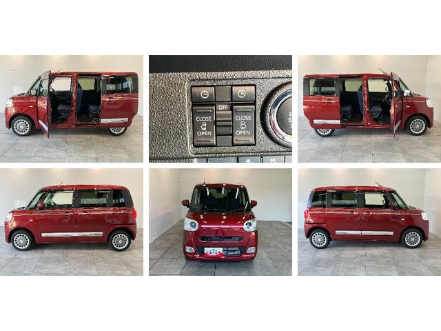 ムーヴキャンバスセオリーGターボ 4WD フルセグナビ Pカメラ ドラレコ衝突被害軽減ブレーキ フルセグナビ DVD再生 Bluetooth USB パノラマカメラ 前後ドラレコ 両側電動スライドドア レーダークルーズ シートヒーター LED オートエアコン エコアイドル(滋賀県)の中古車