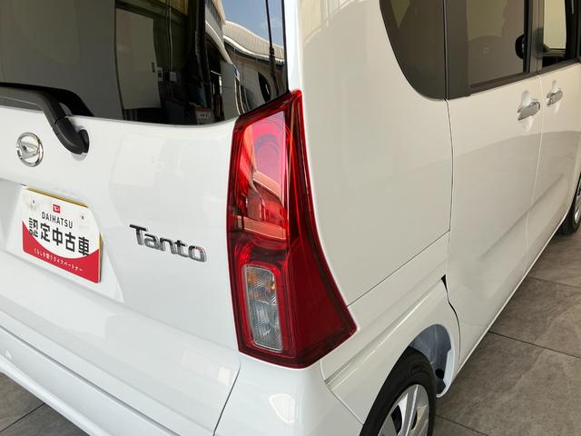 タントＸリミテッド　両側電動スライドドア　ＬＥＤ　届出済未使用車衝突被害軽減ブレーキ　コーナーセンサー　バックカメラ（ナビ装着時用）　両側電動スライドドア　前席シートヒーター　電動パーキングブレーキ　ＬＥＤ　オートライト　オートエアコン　スマートキー　エコアイドル（滋賀県）の中古車