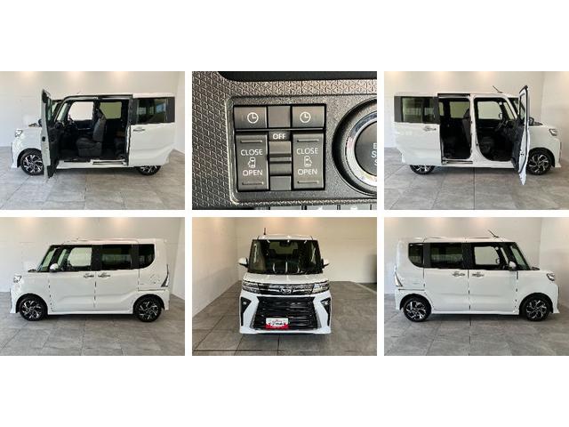 タントカスタムXリミテッド フルセグナビ Bカメラ 届出済未使用車衝突被害軽減ブレーキ コーナーセンサー フルセグナビ Bluetooth DVD再生 USB バックカメラ 前後ドラレコ ETC 両側電動スライドドア 前席シートヒーター LED レーダークルーズ(滋賀県)の中古車