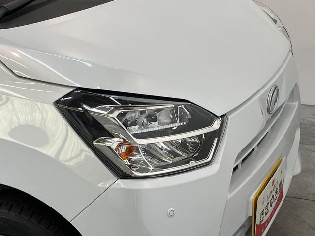 ミライースＸ　ＳＡIII　コーナーセンサー　電格ミラー　届出済未使用車衝突被害軽減ブレーキ　スマアシ３　コーナーセンサー　バックカメラ（ナビ装着時用）　ＬＥＤヘッドライト　電動格納式ミラー　マニュアルレベリング　キーレスエントリー　オートライト　エコアイドル（滋賀県）の中古車