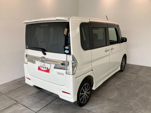 タントカスタムXトップエディションSA2 4WD ナビ Bカメラ衝突被害軽減ブレーキ フルセグナビ Bluetooth DVD再生 USB バックカメラ 左側電動スライドドア LED オートライト オートエアコン 電格ミラー スマートキー エコアイドル 4WD(滋賀県)の中古車