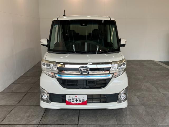 タントカスタムXトップエディションSA2 4WD ナビ Bカメラ衝突被害軽減ブレーキ フルセグナビ Bluetooth DVD再生 USB バックカメラ 左側電動スライドドア LED オートライト オートエアコン 電格ミラー スマートキー エコアイドル 4WD(滋賀県)の中古車