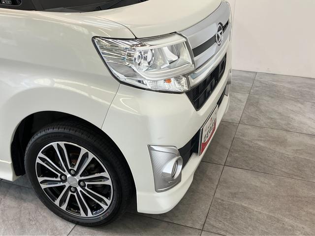 タントカスタムＲＳ　ＳＡ　ターボ　ワンセグナビ　Ｂカメラ　ＬＥＤ衝突被害軽減ブレーキ　ワンセグナビ　バックカメラ　両側電動スライドドア　ＬＥＤヘッドライト　オートライト　オートエアコン　スマートキー　電動格納式ミラー　エコアイドル　ターボ　タイヤ４本新品交換済み（滋賀県）の中古車