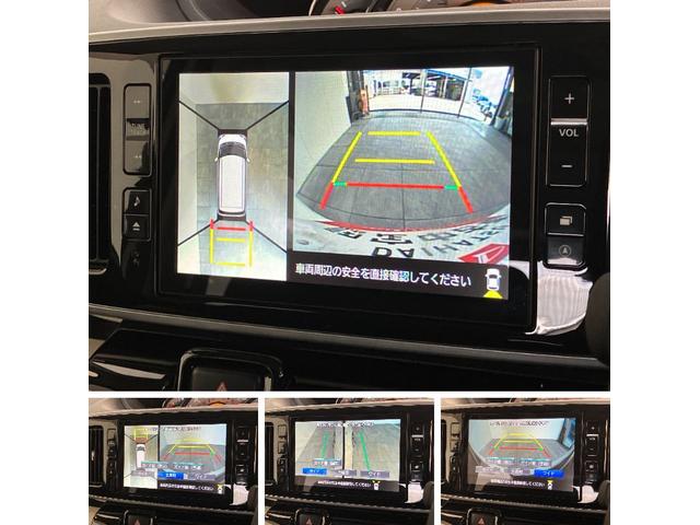 ムーヴキャンバスＧブラックアクセントＶＳ　ＳＡ３　８型ナビ　パノラマカメラ衝突被害軽減ブレーキ　８型フルセグナビ　ＤＶＤ　Ｂｌｕｅｔｏｏｔｈ　ＵＳＢ　パノラマカメラ　前後ドラレコ　両側電動スライド　シートヒーター　ＬＥＤ　オートエアコン　エコアイドル　タイヤ４本新品交換済（滋賀県）の中古車