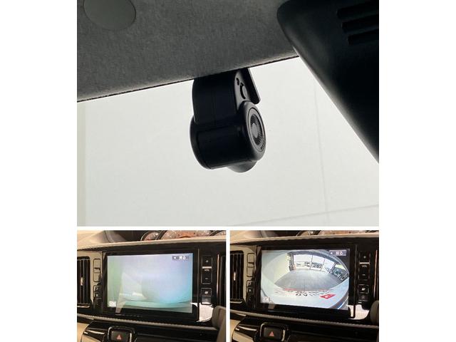 ムーヴキャンバスＧブラックアクセントＶＳ　ＳＡ３　８型ナビ　パノラマカメラ衝突被害軽減ブレーキ　８型フルセグナビ　ＤＶＤ　Ｂｌｕｅｔｏｏｔｈ　ＵＳＢ　パノラマカメラ　前後ドラレコ　両側電動スライド　シートヒーター　ＬＥＤ　オートエアコン　エコアイドル　タイヤ４本新品交換済（滋賀県）の中古車