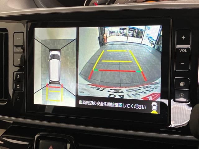 ムーヴキャンバスＧブラックアクセントＶＳ　ＳＡ３　８型ナビ　パノラマカメラ衝突被害軽減ブレーキ　８型フルセグナビ　ＤＶＤ　Ｂｌｕｅｔｏｏｔｈ　ＵＳＢ　パノラマカメラ　前後ドラレコ　両側電動スライド　シートヒーター　ＬＥＤ　オートエアコン　エコアイドル　タイヤ４本新品交換済（滋賀県）の中古車