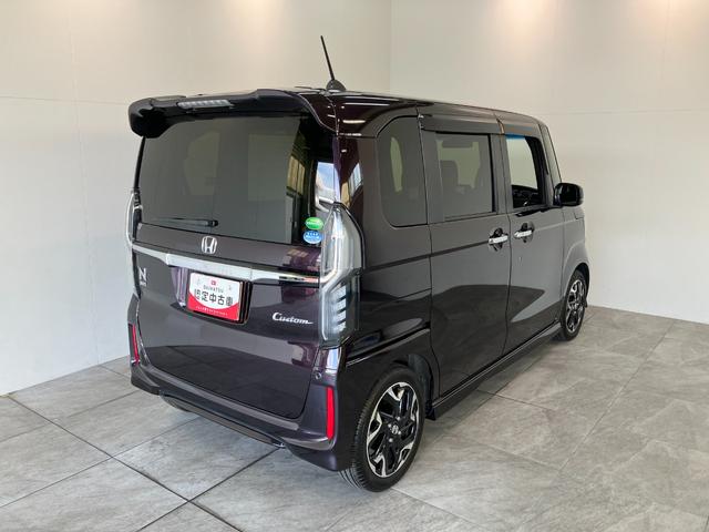 N−BOXカスタムG・Lターボホンダセンシング 8型ナビ Bカメラ ドラレコ衝突被害軽減ブレーキ 8型フルセグナビ DVD再生 Bluetooth USB バックカメラ ドラレコ 両側電動スライドドア LED オートライト オートエアコン レーダークルーズ スマートキー(滋賀県)の中古車