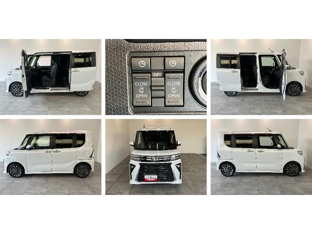 タントカスタムRSターボ IDLEレス 9型DA 駐車支援システム衝突被害軽減ブレーキ コーナーセンサー 9型ディスプレイオーディオ フルセグ Bluetooth USB Pカメラ ドラレコ 両側電動スライドドア シートヒーター LED スマートキー IDLEレス(滋賀県)の中古車