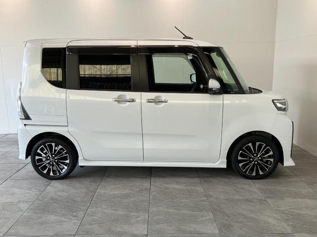 タントカスタムRSターボ IDLEレス 9型DA 駐車支援システム衝突被害軽減ブレーキ コーナーセンサー 9型ディスプレイオーディオ フルセグ Bluetooth USB Pカメラ ドラレコ 両側電動スライドドア シートヒーター LED スマートキー IDLEレス(滋賀県)の中古車