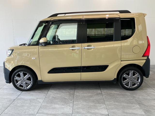 タントファンクロスターボ IDLEレス 4WD 9D.A Bカメラ衝突被害軽減ブレーキ コーナーセンサー 9型ディスプレイオーディオ Bluetooth USB バックカメラ 前後ドラレコ 両側パワスラ シートヒーター LED レーダークルーズ タイヤ4本新品交換済(滋賀県)の中古車