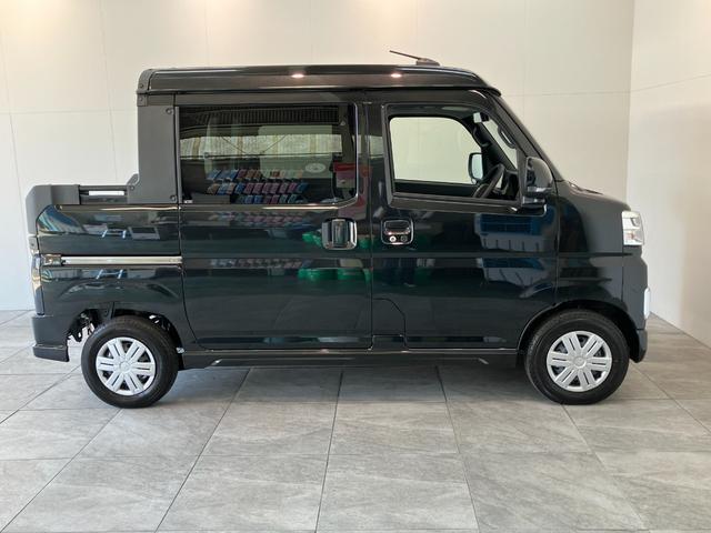 アトレーデッキバン　４ＷＤ　ターボ　９型Ｄ・Ａ　届出済未使用車衝突被害軽減ブレーキ　コーナーセンサー　９型ディスプレイオーディオ　フルセグ　Ｂｌｕｅｔｏｏｔｈ　ＵＳＢ　バックカメラ　レーダークルーズ　両側電動スライドドア　ＬＥＤ　オートライト　オートエアコン（滋賀県）の中古車