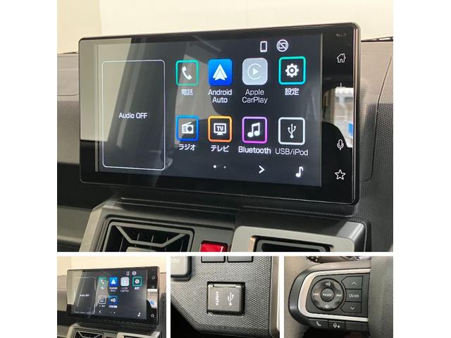 タフトＧダーククロムベンチャー　ＩＤＬＥレス　９Ｄ．Ａ　Ｂカメラ衝突被害軽減ブレーキ　コーナーセンサー　９型ディスプレイオーディオ　フルセグ　Ｂｌｕｅｔｏｏｔｈ　ＵＳＢ　バックカメラ　前席シートヒーター　ＬＥＤ　オートライト　オートエアコン　レーダークルーズ（滋賀県）の中古車