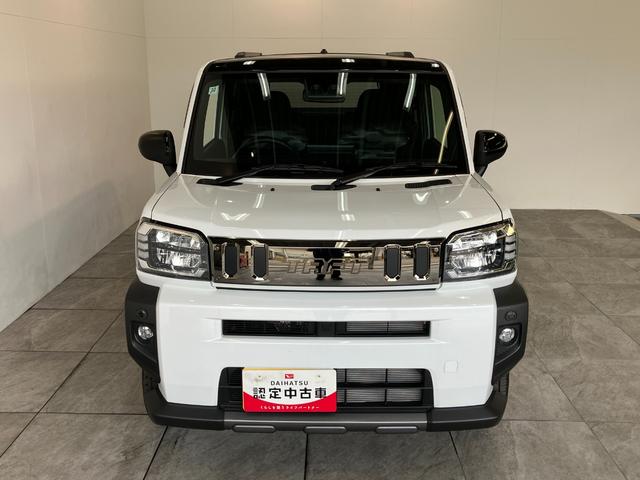 タフトＧダーククロムベンチャー　ＩＤＬＥレス　９Ｄ．Ａ　Ｂカメラ衝突被害軽減ブレーキ　コーナーセンサー　９型ディスプレイオーディオ　フルセグ　Ｂｌｕｅｔｏｏｔｈ　ＵＳＢ　バックカメラ　前席シートヒーター　ＬＥＤ　オートライト　オートエアコン　レーダークルーズ（滋賀県）の中古車
