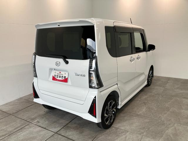 タントカスタムX フルセグナビ パノラマカメラ LED 車検整備付衝突被害軽減ブレーキ コーナーセンサー フルセグナビ Bluetooth DVD再生 USB パノラマカメラ 両側電動スライドドア 前席シートヒーター LED オートライト スマートキー エコアイドル(滋賀県)の中古車
