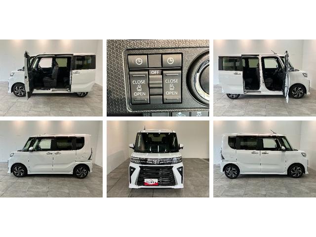 タントカスタムX フルセグナビ パノラマカメラ LED 車検整備付衝突被害軽減ブレーキ コーナーセンサー フルセグナビ Bluetooth DVD再生 USB パノラマカメラ 両側電動スライドドア 前席シートヒーター LED オートライト スマートキー エコアイドル(滋賀県)の中古車