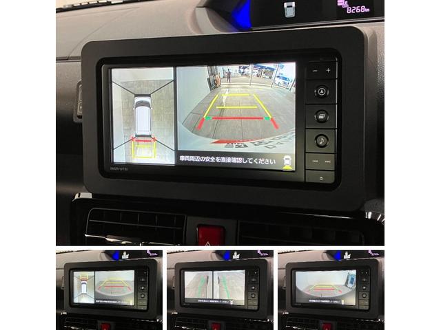 タントカスタムX フルセグナビ パノラマカメラ LED 車検整備付衝突被害軽減ブレーキ コーナーセンサー フルセグナビ Bluetooth DVD再生 USB パノラマカメラ 両側電動スライドドア 前席シートヒーター LED オートライト スマートキー エコアイドル(滋賀県)の中古車