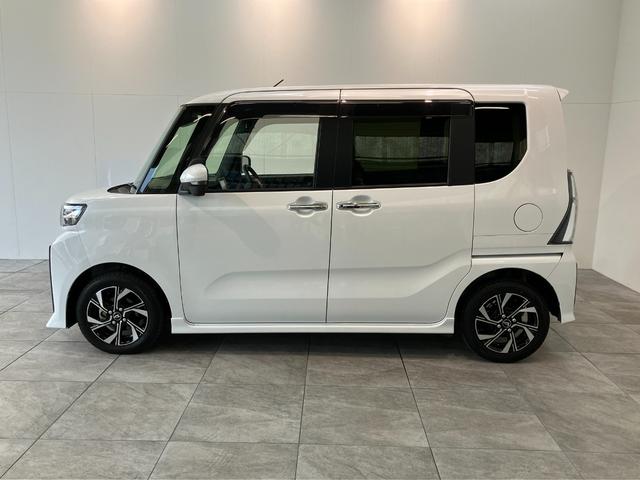 タントカスタムX フルセグナビ パノラマカメラ LED 車検整備付衝突被害軽減ブレーキ コーナーセンサー フルセグナビ Bluetooth DVD再生 USB パノラマカメラ 両側電動スライドドア 前席シートヒーター LED オートライト スマートキー エコアイドル(滋賀県)の中古車