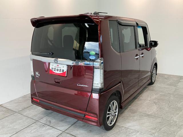 Ｎ−ＢＯＸ＋カスタムＧ・ターボＡパッケージ　ナビ　Ｂカメラ　両側電動スライドドア衝突被害軽減ブレーキ　ターボ　ワンセグナビ　Ｂｌｕｅｔｏｏｔｈ　ＤＶＤ再生　バックカメラ　前後ドラレコ　ＥＴＣ車載器　両側電動スライドドア　クルーズコントロール　ＨＩＤ　オートライト　スマートキー（滋賀県）の中古車