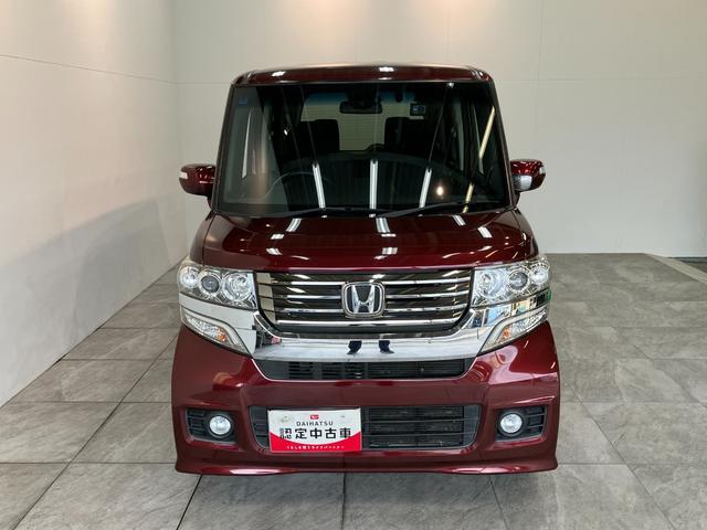 Ｎ−ＢＯＸ＋カスタムＧ・ターボＡパッケージ　ナビ　Ｂカメラ　両側電動スライドドア衝突被害軽減ブレーキ　ターボ　ワンセグナビ　Ｂｌｕｅｔｏｏｔｈ　ＤＶＤ再生　バックカメラ　前後ドラレコ　ＥＴＣ車載器　両側電動スライドドア　クルーズコントロール　ＨＩＤ　オートライト　スマートキー（滋賀県）の中古車