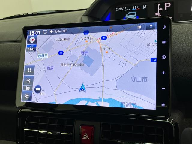 タントカスタムＸリミテッド　１０型ナビ　ドラレコ　届出済未使用車衝突被害軽減ブレーキ　コーナーセンサー　１０型フルセグナビ　Ｂｌｕｅｔｏｏｔｈ　ＤＶＤ再生　ＵＳＢ　パノラマカメラ　前後ドラレコ　両側電動スライドドア　前席シートヒーター　ＬＥＤ　レーダークルーズ（滋賀県）の中古車
