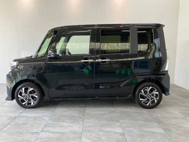 タントカスタムＸリミテッド　１０型ナビ　ドラレコ　届出済未使用車衝突被害軽減ブレーキ　コーナーセンサー　１０型フルセグナビ　Ｂｌｕｅｔｏｏｔｈ　ＤＶＤ再生　ＵＳＢ　パノラマカメラ　前後ドラレコ　両側電動スライドドア　前席シートヒーター　ＬＥＤ　レーダークルーズ（滋賀県）の中古車