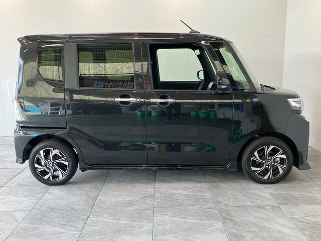 タントカスタムＸリミテッド　１０型ナビ　ドラレコ　届出済未使用車衝突被害軽減ブレーキ　コーナーセンサー　１０型フルセグナビ　Ｂｌｕｅｔｏｏｔｈ　ＤＶＤ再生　ＵＳＢ　パノラマカメラ　前後ドラレコ　両側電動スライドドア　前席シートヒーター　ＬＥＤ　レーダークルーズ（滋賀県）の中古車