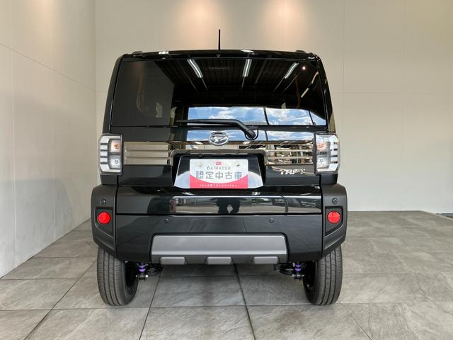 タフトGダーククロムベンチャー ナビ 前後ドラレコ 届出済未使用車衝突被害軽減ブレーキ コーナーセンサー フルセグナビ DVD再生 Bluetooth USB バックカメラ 前後ドラレコ 前席シートヒーター LED オートエアコン レーダークルーズ エコアイドル(滋賀県)の中古車