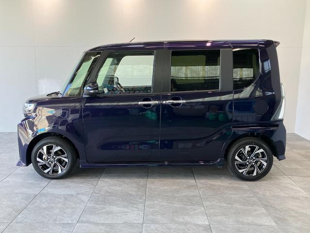 タントカスタムXリミテッド 9型ディスプレイオーディオ クルコン衝突被害軽減ブレーキ コーナーセンサー 9型ディスプレイオーディオ Bluetooth USB バックカメラ 両側電動スライドドア 前席シートヒーター LED レーダークルーズ スマートキー(滋賀県)の中古車