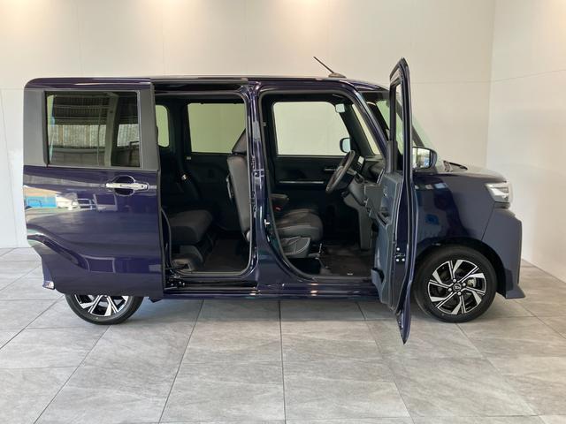 タントカスタムXリミテッド 9型ディスプレイオーディオ クルコン衝突被害軽減ブレーキ コーナーセンサー 9型ディスプレイオーディオ Bluetooth USB バックカメラ 両側電動スライドドア 前席シートヒーター LED レーダークルーズ スマートキー(滋賀県)の中古車