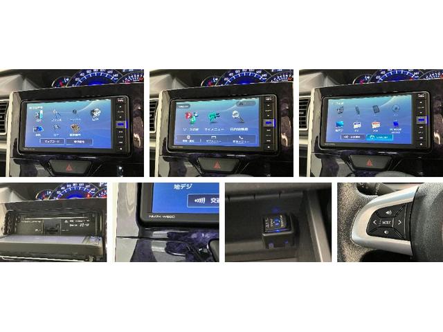 タントカスタムＸトップエディションＶＳ　ＳＡ３　ナビ　Ｐカメラ衝突被害軽減ブレーキ　フルセグナビ　Ｂｌｕｅｔｏｏｔｈ　ＤＶＤ　ＵＳＢ　パノラマカメラ　両側電動スライドドア　シートヒーター　ＬＥＤ　オートライト　スマートキー　エコアイドル　タイヤ４本新品交換済（滋賀県）の中古車