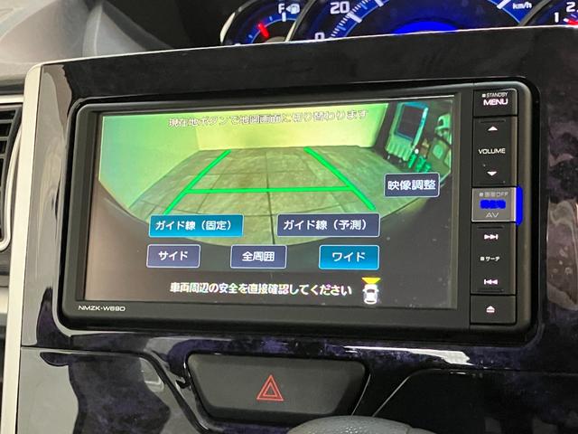 タントカスタムＸトップエディションＶＳ　ＳＡ３　ナビ　Ｐカメラ衝突被害軽減ブレーキ　フルセグナビ　Ｂｌｕｅｔｏｏｔｈ　ＤＶＤ　ＵＳＢ　パノラマカメラ　両側電動スライドドア　シートヒーター　ＬＥＤ　オートライト　スマートキー　エコアイドル　タイヤ４本新品交換済（滋賀県）の中古車