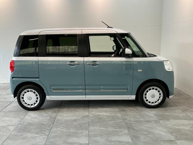 ムーヴキャンバスストライプスGターボ IDLEレス 9型D・A パノラマ衝突被害軽減ブレーキ コーナーセンサー 9型ディスプレイオーディオ フルセグ Bluetooth USB パノラマカメラ ドラレコ 駐車支援システム レーダークルーズ シートヒーター ワイヤレス充電器(滋賀県)の中古車