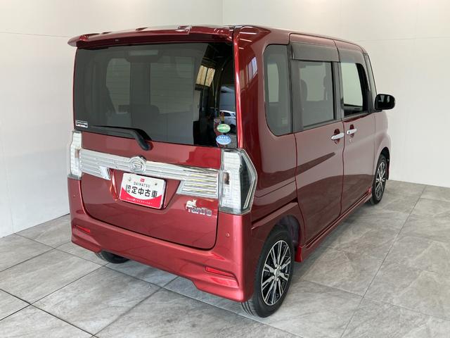 タントカスタムXトップエディションSA3 フルセグナビ Bカメラ衝突被害軽減ブレーキ フルセグナビ Bluetooth DVD再生 USB バックカメラ ドラレコ ETC 左側電動スライドドア シートヒーター LED オートライト オートエアコン スマートキー(滋賀県)の中古車